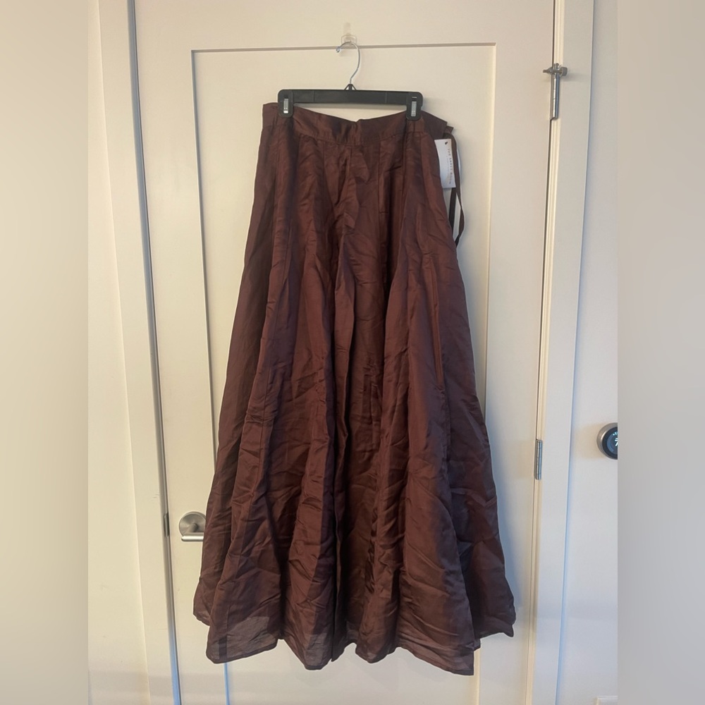 Brown Saree Skirt